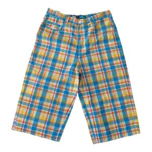 South Pole Vintage Y2K Plaid Shorts Size 34